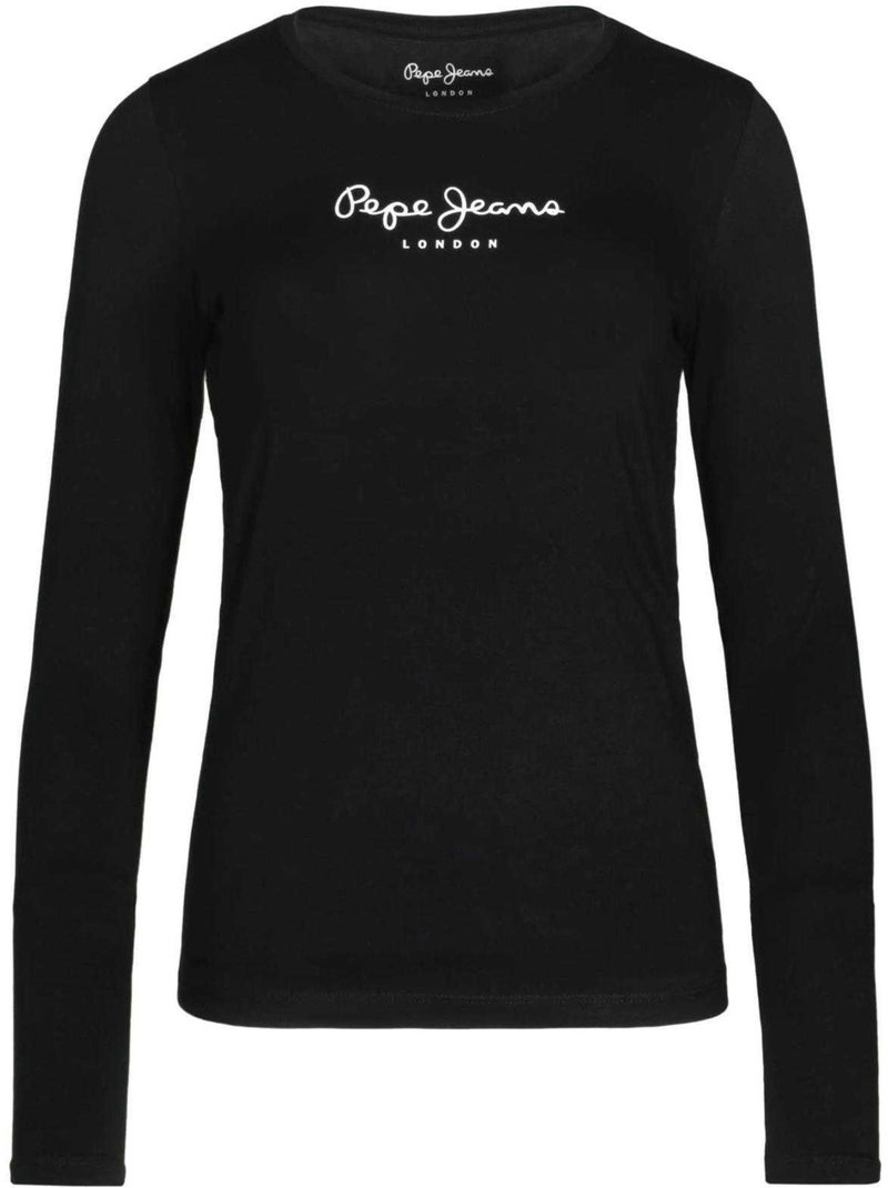 T-shirt manches longues - pepe jeans Noir - Kiabi