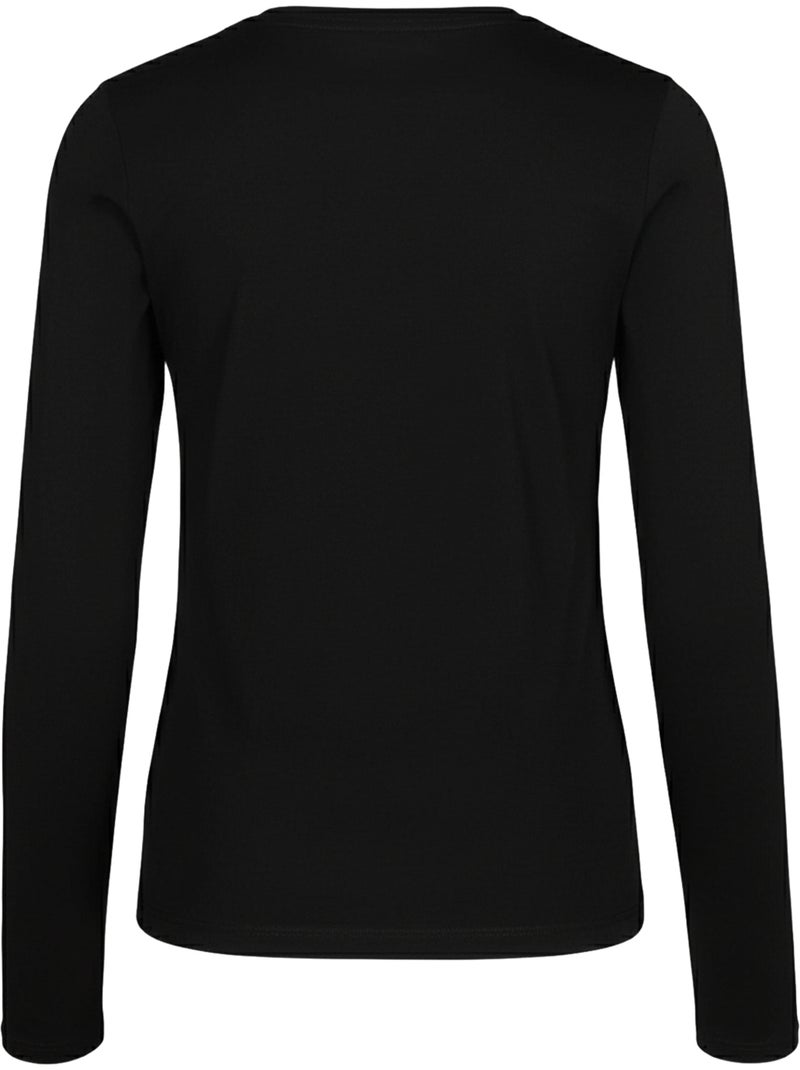 T-shirt manches longues - pepe jeans Noir - Kiabi