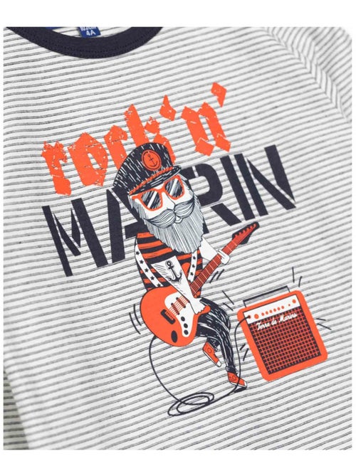 T-shirt manches longues - Terre de Marins - Kiabi