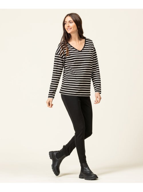 T-shirt manches longues - terre de marins - Kiabi T-shirt manches longues - terre de marins - Kiabi