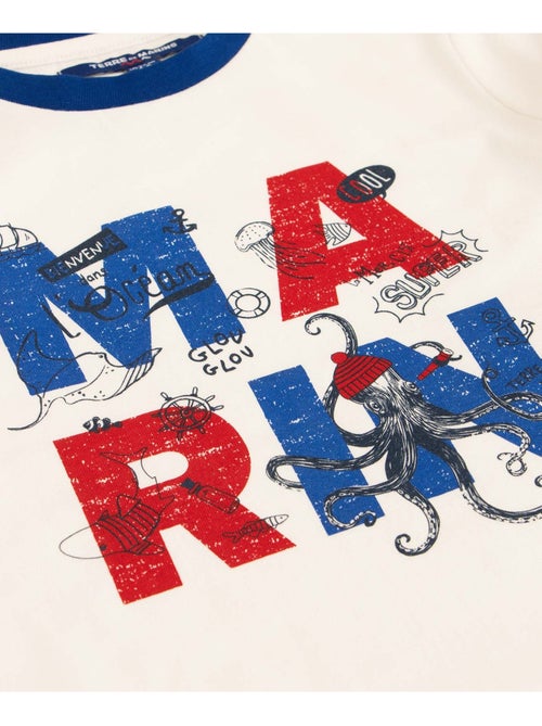 T-shirt manches longues - Terre de Marins - Kiabi