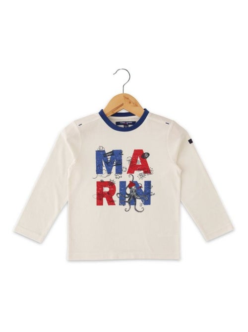 T-shirt manches longues - Terre de Marins - Kiabi
