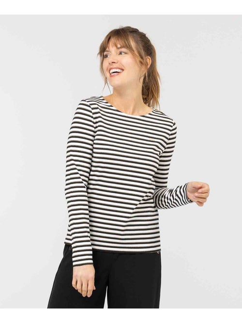 T-shirt manches longues - Terre de Marins - Kiabi