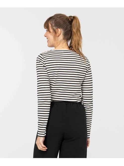 T-shirt manches longues - Terre de Marins - Kiabi