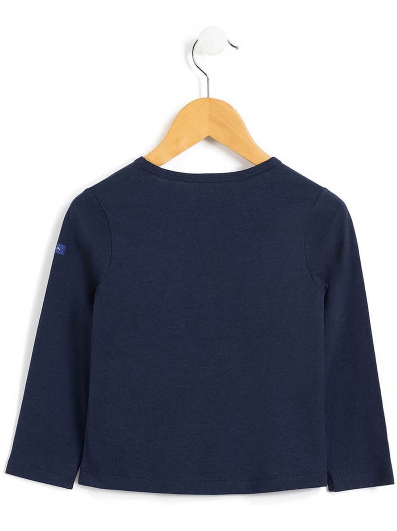 T-shirt manches longues - Terre de Marins Bleu - Kiabi