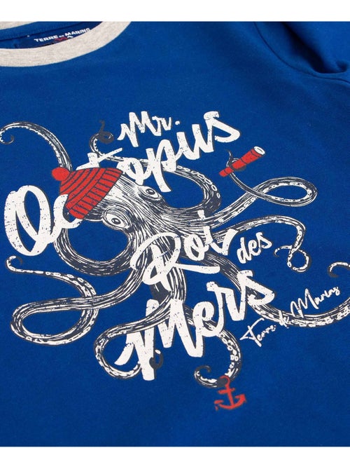 T-shirt manches longues - Terre de Marins - Kiabi
