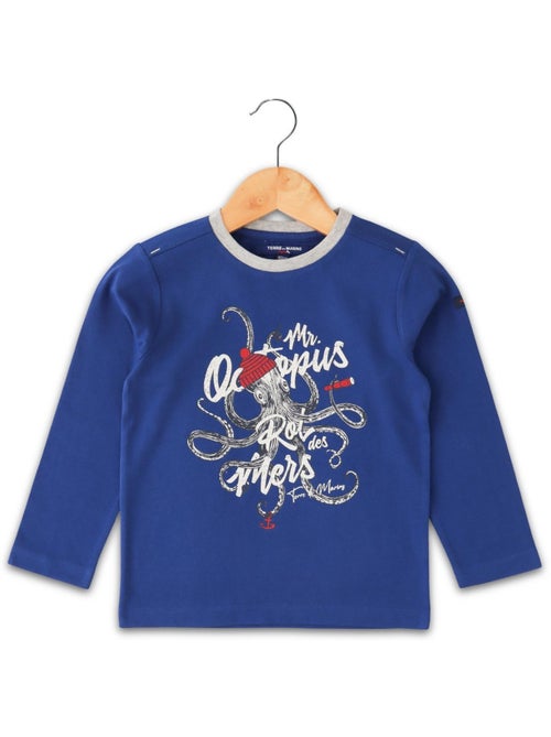 T-shirt manches longues - Terre de Marins - Kiabi