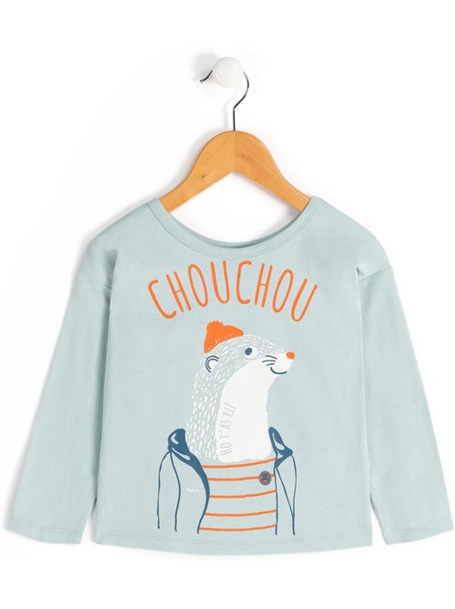 T-shirt manches longues - Terre de Marins - Kiabi