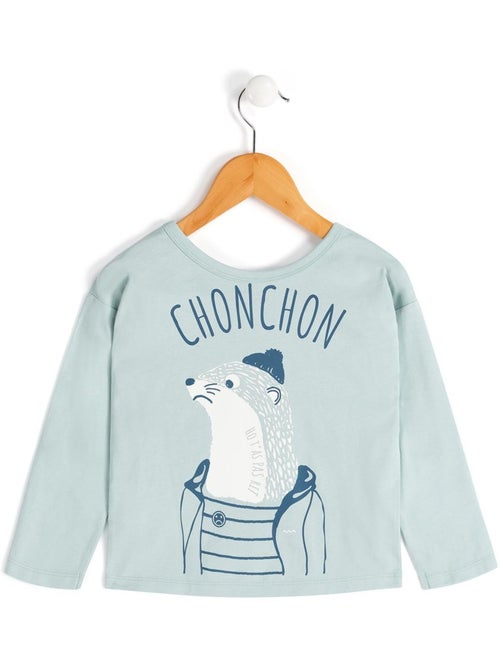 T-shirt manches longues - Terre de Marins - Kiabi