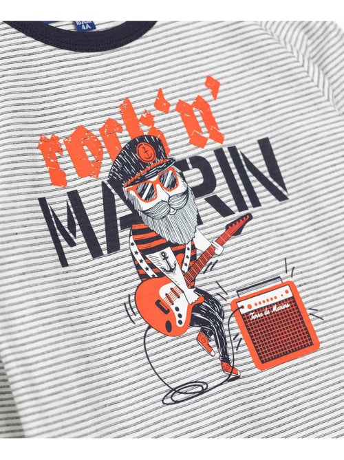 T-shirt manches longues - Terre de Marins - Kiabi