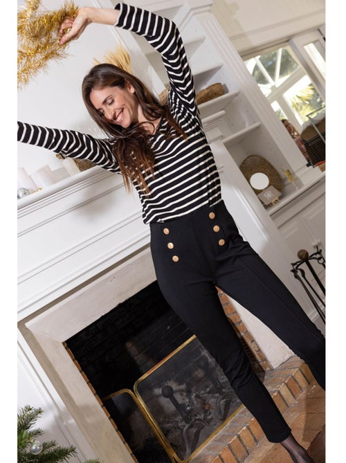 T-shirt manches longues - Terre de Marins - Kiabi