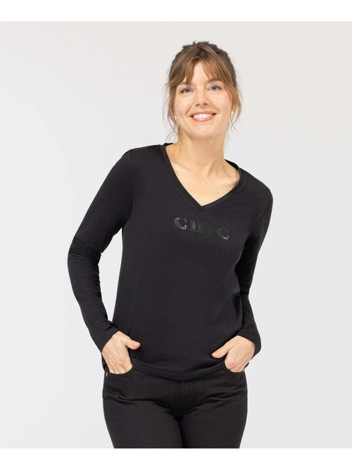 T-shirt manches longues - Terre de Marins - Kiabi