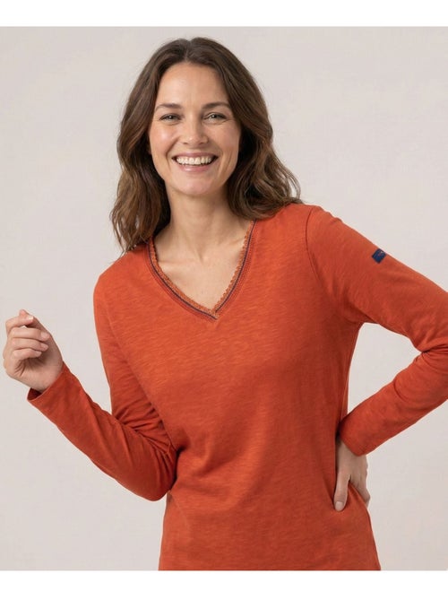 T-shirt manches longues - Terre de Marins - Kiabi