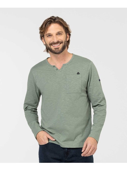 T-shirt manches longues - Terre de Marins - Kiabi