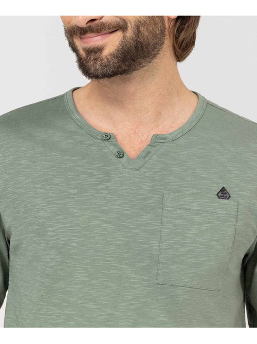 T-shirt manches longues - Terre de Marins - Kiabi