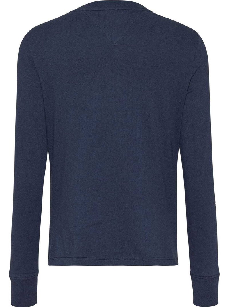 T-shirt manches longues - tommy hilfiger Bleu marine - Kiabi