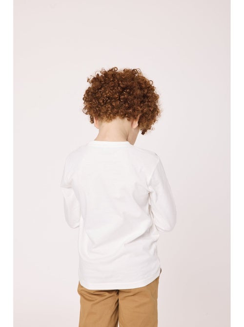 T-shirt manches longues 100% coton - terre de marins - Kiabi