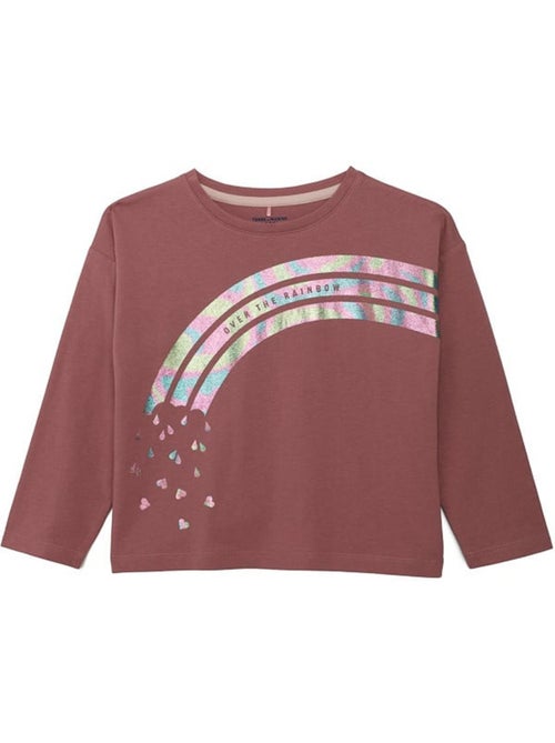 T-shirt manches longues 100% coton - terre de marins - Kiabi