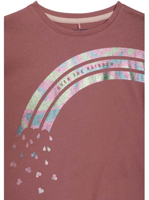 T-shirt manches longues 100% coton - terre de marins - Kiabi