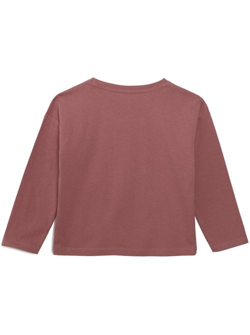 T-shirt manches longues 100% coton - terre de marins - Kiabi