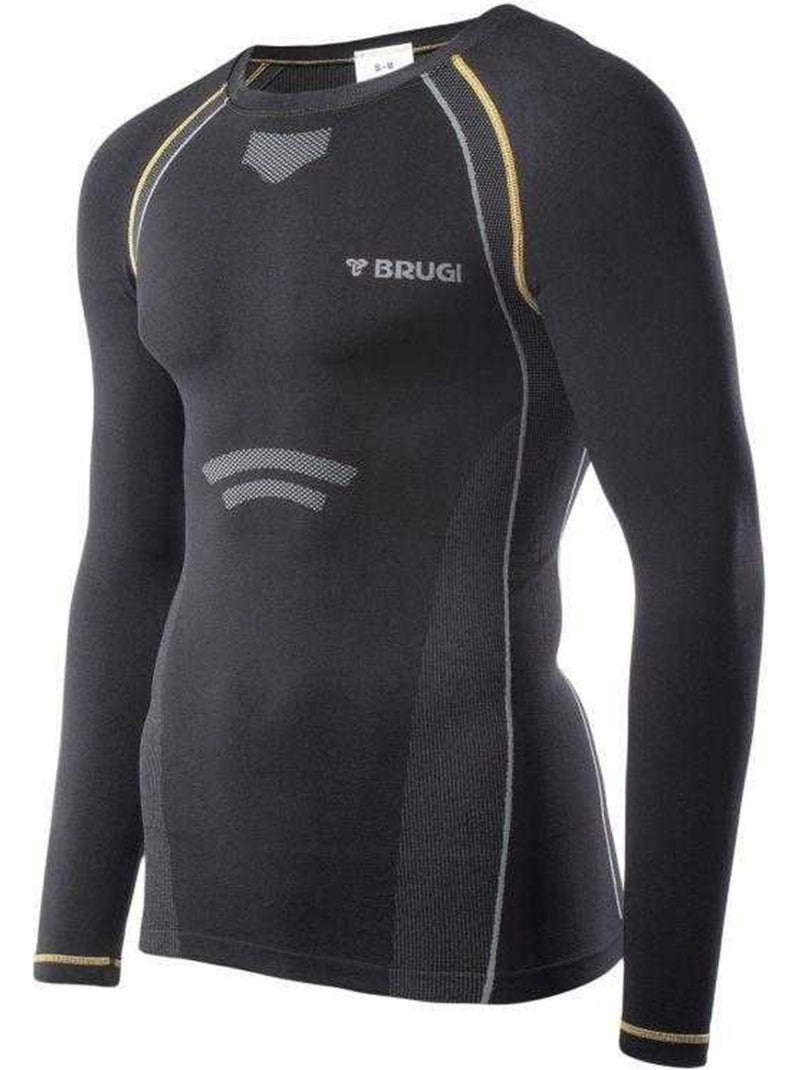 T-shirt manches longues 4rc3 - brugi Noir - Kiabi