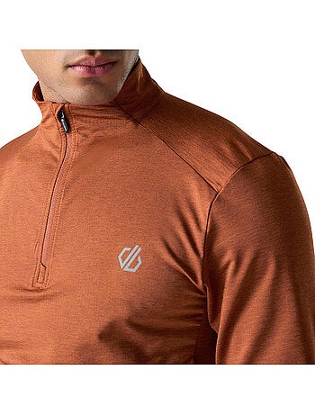 T-shirt manches longues à col montant zippé power up - dare 2b