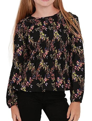 T-Shirt Manches Longues à Motifs Fille Vero Moda