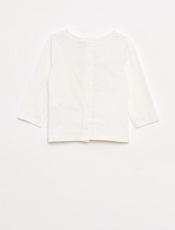 T-shirt manches longues avec animation devant