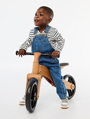 T-shirt manches longues avec 'bonjour' brodé sur la poitrine