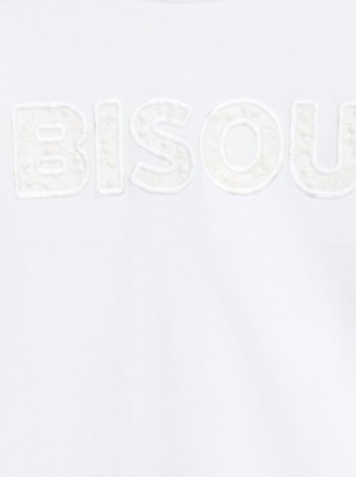 T-shirt manches longues avec sequins - Kiabi