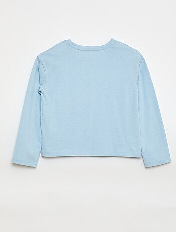 T-shirt manches longues avec sequins