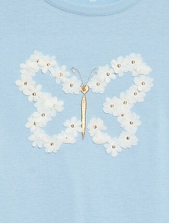 T-shirt manches longues avec sequins