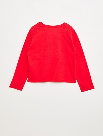 T-shirt manches longues avec sequins