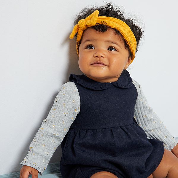 T Shirt Manches Longues Bebe Fille Bleu Kiabi 6 00