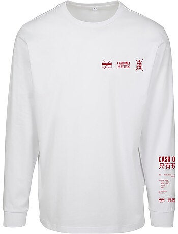 T-shirt manches longues cash only - mister tee