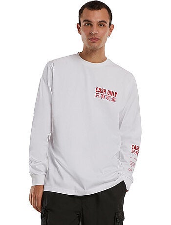 T-shirt manches longues cash only - mister tee