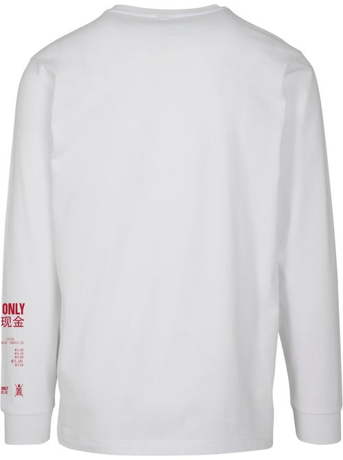 T-shirt manches longues cash only - mister tee - Kiabi T-shirt manches longues cash only - mister tee - Kiabi