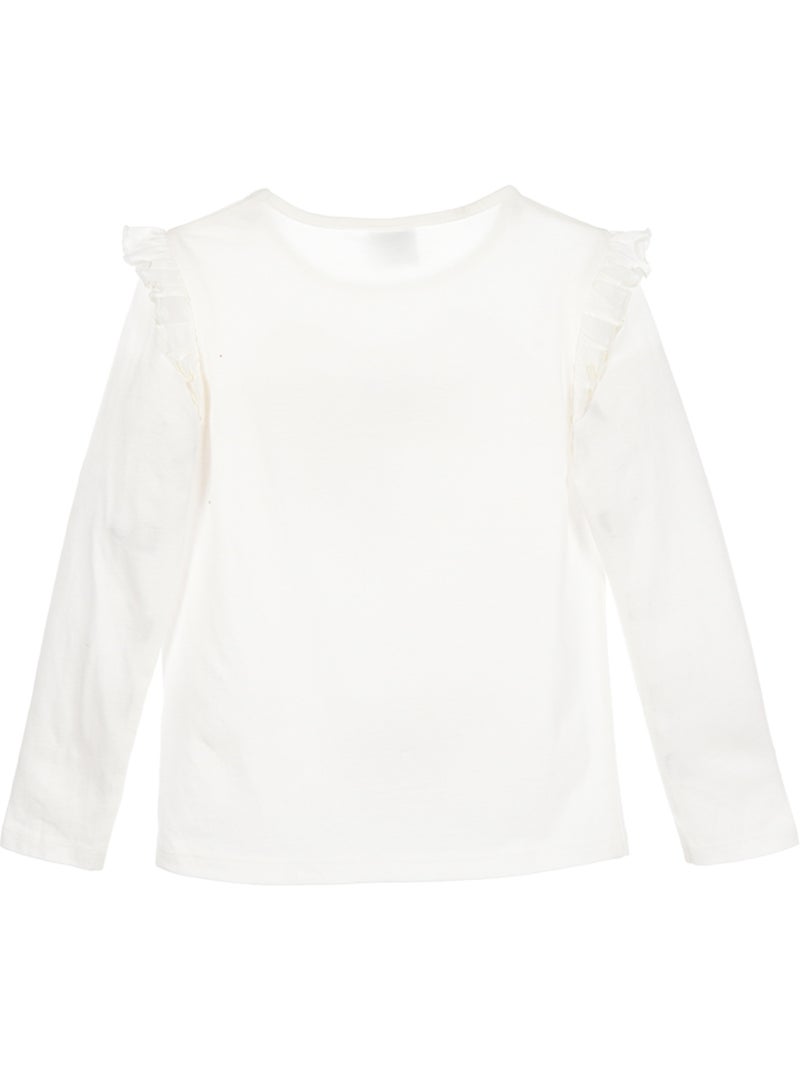 T-shirt manches longues   cassé fille gabby's dollhouse - licence officielle Blanc - Kiabi