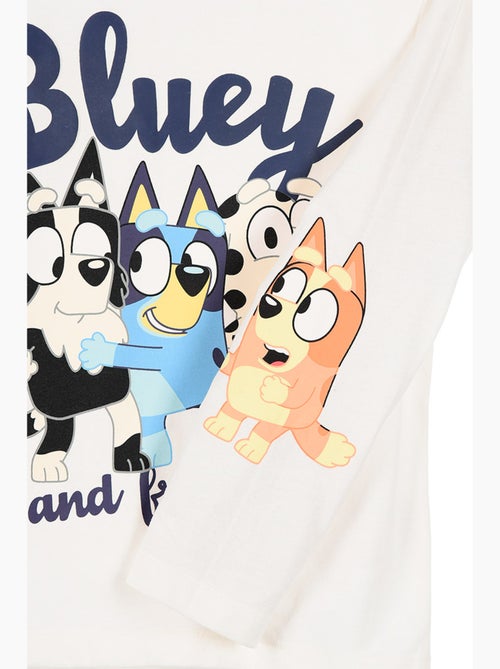 T-shirt manches longues   cassé garçon bluey - licence officielle - Kiabi