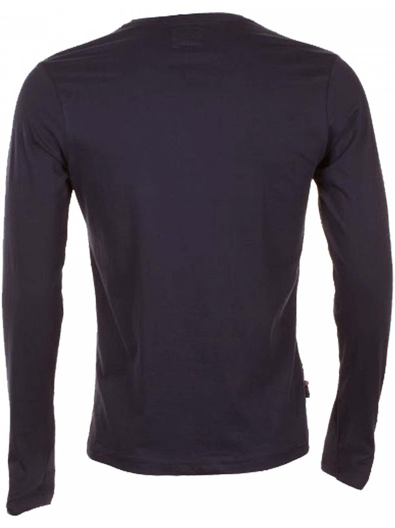 T-shirt manches longues   CEGALANT - HARRY KAYN Bleu marine - Kiabi