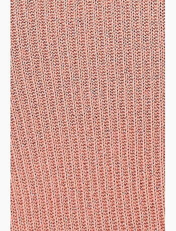 T-shirt manches longues col carré en maille hiccup