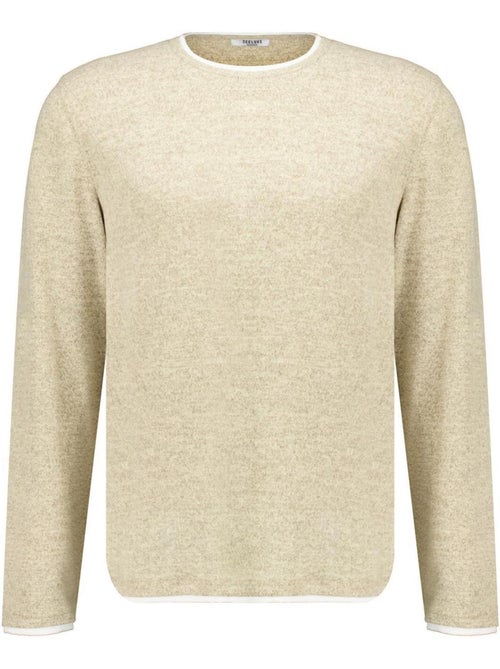 T-shirt manches longues col rond coton 'Deeluxe' - Kiabi