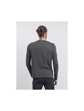 T-shirt manches longues col rond pur coton JORIMUX