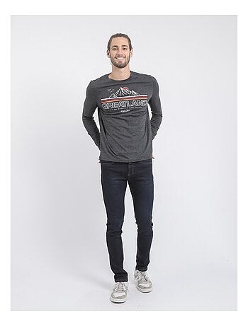T-shirt manches longues col rond pur coton JORIMUX