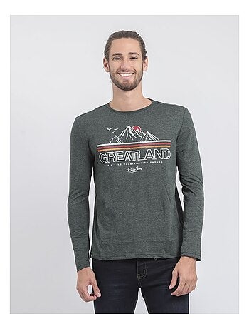 T-shirt manches longues col rond pur coton JORIMUX