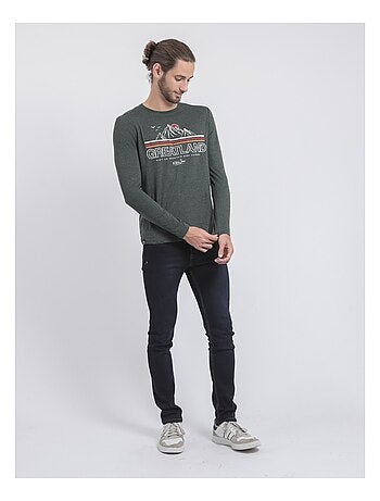 T-shirt manches longues col rond pur coton JORIMUX
