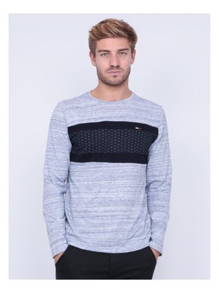 T-shirt manches longues col rond pur coton JULOS