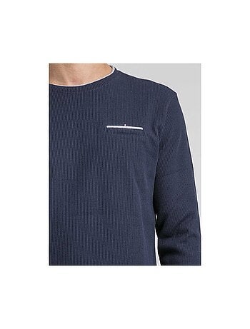 T-shirt manches longues col rond texturé JOVICTOR