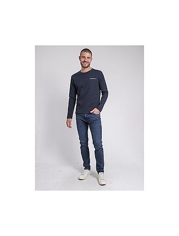 T-shirt manches longues col rond texturé JOVICTOR