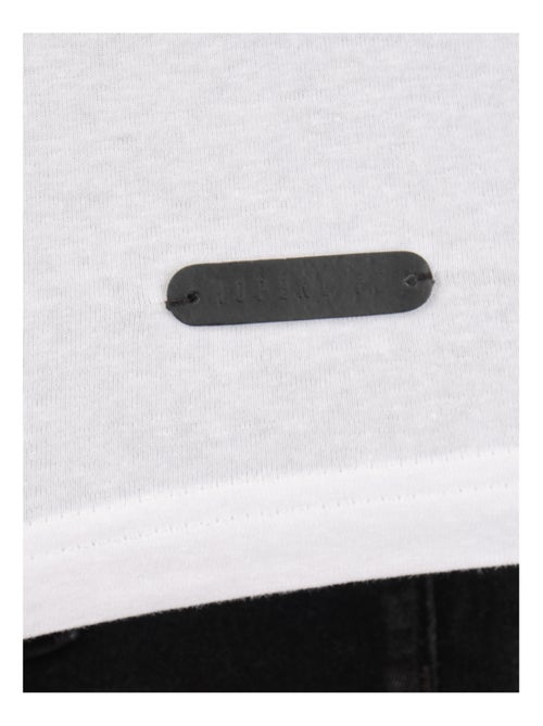 T-shirt manches longues col rond uni - Kiabi